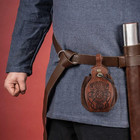 Leather Belt Pouch Medieval Vintage Renaissance Viking Larp Cosplay Costumes Dra
