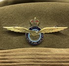 Antique Ww2 Royal Air Force Aero Austrailian Military Slouch Hat Pins Fmahs