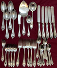 33 Pc 1911 Old Colony Silverplated Flatware Set For 4 W  Extras 1847 Rogers Bros