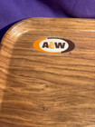 A w Root Beer Restaurant Wood Grain Fiberglass Serving Tray Camtray 6-78