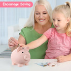 Piggy Bank  Unbreakable Plastic Money Bank  Coin Bank For Girls And Boys  Med   