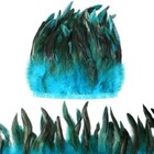 Wholesale 10m Rooster Tail Feathers Trims Crafts Accessories Material Diy Sewing