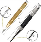 1pc Automatic Center Punch Metal Woodworking Marking Tool - New