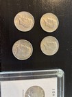 Lot Of 37 Silver Half Dollar Coins   1964  Kennedy  Franklin  Liberty   1 Eagle