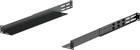 1u Universal Rack Mount Rails 4-post Server Rack Shelf Rail With 20 9 -32  Ad   