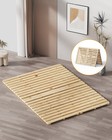 Naizea C t f q k Foldable Floor Bed Frame solid Wood Slat Base For Futonmattress