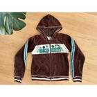 Y2k Hello Kitty Chocolate Brown Blue Tracksuit Jacket   Bottoms Girls 14 16 