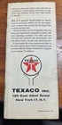 1960 Texaco Truck Stops Usa Map Gas Oil Locations Coast To Coast Brochure Rare 