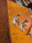 Antique  Vintage Ice Box Keeper Latch Polished Brass Part Hardware  Right Side
