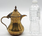 Vtg Brass Middle Eastern Dallah Coffee Pot Pair 7  Arabic Tea Pots Decorative