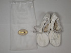 Sansha Women s Ladies White Canvas Dance Ballet Gymnastics Yoga Shoes