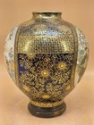 Important Japanese Meiji Kinkozan Signed Satsuma Vase - Samurai