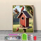 Diy 5d Diamond Art Painting Kits For Adults  Cardinal Bird Full Drill Diamond Do