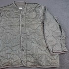Gi Field Jacket Liner Mens Xl Green Quilted Foliage Nylon Army Insulated