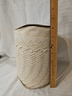 Vintage Cotton Eyelet Lace 1 5 Inches X 150 Yards Full Spool Ecru Or Off White 