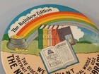 1920s Advertising Pocket Mirror Rainbow Ed  Human Interest Library Midland Press