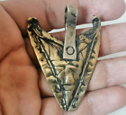 Extremely Rare Ancient Viking Bronze Amulet Pendant Artifact Authentic Amazing