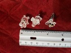 Vintage 80 s Unmarked Crystal Tiny Figurines  mighty Miniatures 