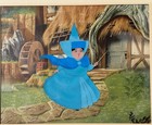 Vtg Disneyland Art Corner Original Production Cel Merryweather Sleeping Beauty