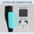 Soccer Shin Defender Shin Guards Pad For Youth Adult Calf Compression Sleeve Pad