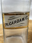 Antique Apothecary Glass Label Jar  tr  Cardam  C  Pharmacy Medicine Bottle 9 5   