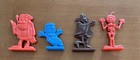 Lot Of Vintage Monster Cereal Premiums Mini Figures Frank Boo Choc Skelly