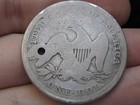 1847 P Seated Liberty Silver Dollar- Philadelphia  About Good Details