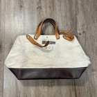 Vintage Klein Tools 5102-12 Heavy Duty Canvas   Leather Lineman s Tool Bag