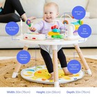 4-in-1 Baby Activity Center bouncer Montessori Toys Learning Piano Toddler Table