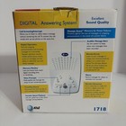 At t Digital Answering Machine System Model 1718 Time   Day Stamp White Vintage