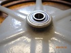 Vintage Oem Delta Milwaukee 14  Band Saw Cast Iron Upper And Lower Wheels