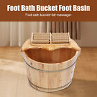 Foot Bath Bucket Foot Basin cover Plate Cedar Wood Foot Soaking Sauna massager 