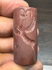 Wonderful Old  Roman Jasper  Stone Cylindrical Intaglio Seal Bead