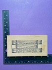 Stampourri Rubber Stamp Wood Mount 2 Stamp Set 3d Window Box Awning Craft Vtg