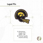 University Of Iowa Hawkeyes Lapel Pins Logo Enamel Made Of Metal  pin E 