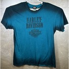 Harley Davidson Blue Tye Dye T-shirt Men s Xl Cocoa Beach Fl 2017 Beach Rare