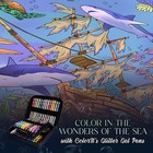 Colorit Underwater Wonders Adult Coloring Book  50 Under The Sea Coloring Pag   