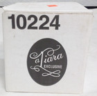 4 Pc Set Vtg Tiara Indiana Glass Sandwich Coaster Set Crystal Clear New W box O