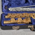 W t  Armstrong Model 180 Gold Plated Sterling Silver Body   Head Flute Open Hole