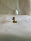 Tec Innovations Dollhouse Miniature Brass Desk Table Lamp Light Electric Nos