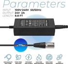 24v 5a Xlr Electric Battery Charger For Hoveround Mpv5 Mobility Chair Scooter Us