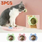 3x Natural Catnip Kitten Mint Ball Safe Healthy Teeth Cleaning Dental Cat Toys