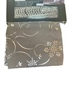 New 14pc  Set Bathroom  Rug Mat Shower Curtain Brown     free Shipping