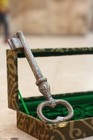 Beautiful Key To Al - Aqsa  Mosque Inlaid With Silver Islamic Jerusalem  Antique