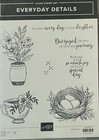 Stampin Up Everyday Details Cling Stamp Set     Corresponding Dies Bundle New