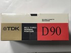 Tdk D90 Ieci type I Normal Position Cassette Tapes New Sealed Lot Of 10