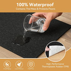 1 4  Thick Felt And Natural Rubber Backing Rug Pad - Non Slip Carpet Gripper For