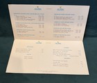 Elvis Presley Hilton Hotel 1973 Las Vegas Now Souvenir Menu 7 X 14
