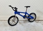 Dollhouse Mountain Bike Bicycle Blue   Black 1 12 Scale Miniature Moveable