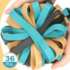 36pcs Large Rubber Bands Heavy Duty Elastic Long Rubber Bands Black Size  107